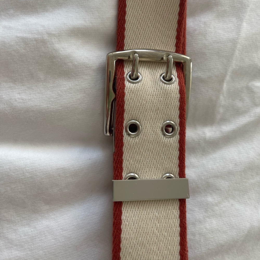 Hermes canvas belt like new